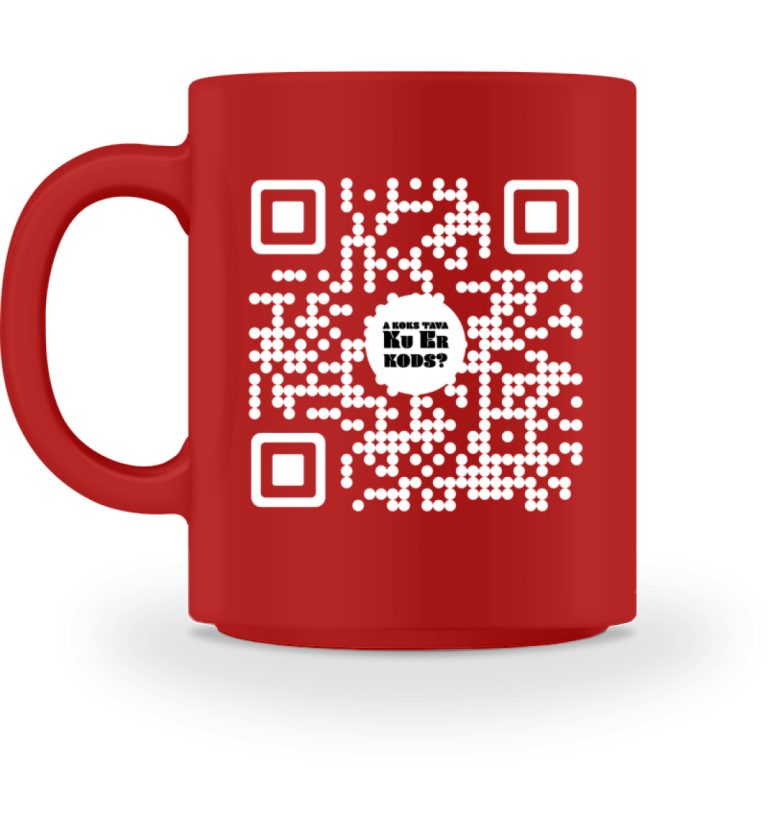 Puodelis „A koks tava KūEr kods? “ - mug-4